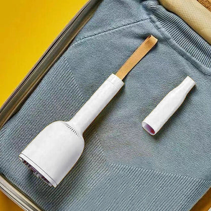 Mini wireless vacuum cleaner with hairball trimmer and USB charging cable