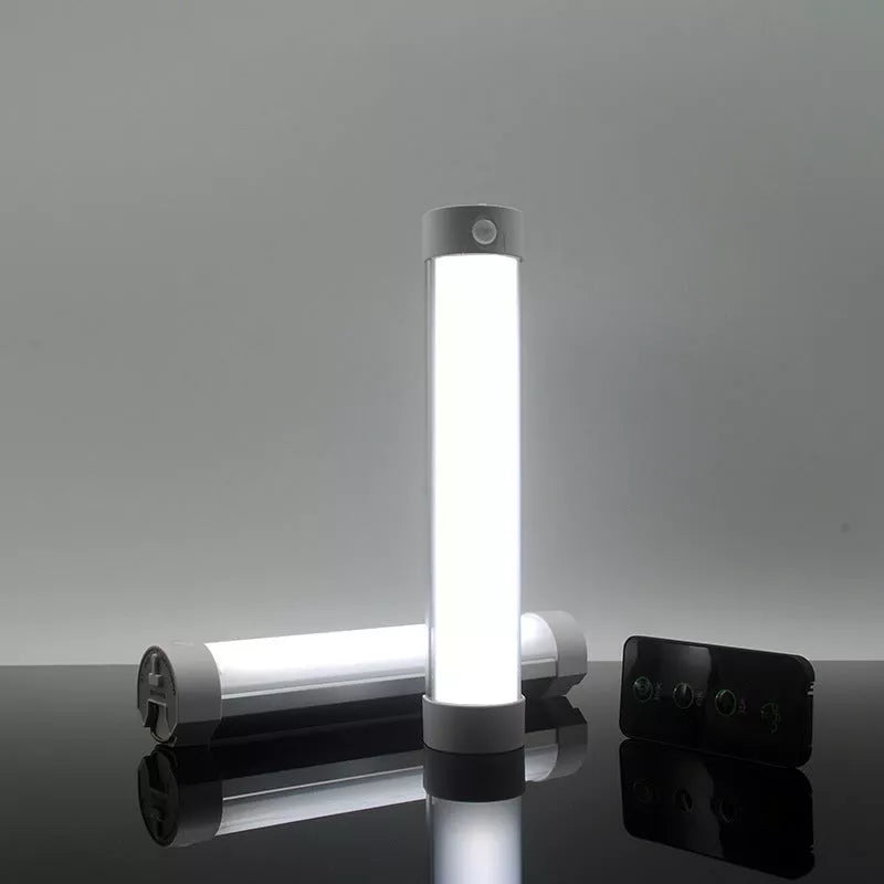 Portable camping light with remote control and strong magnet for outdoor use
