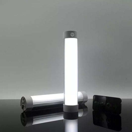 Portable camping light with remote control and strong magnet for outdoor use