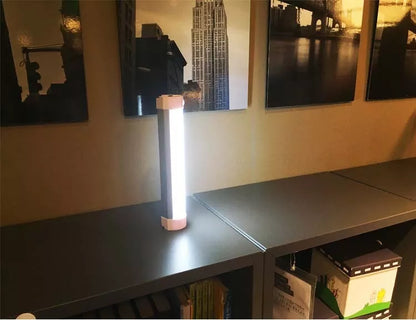 Portable camping light with remote control and strong magnet for outdoor use