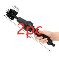 Water-powered rotary cleaning brush for effective car, outdoor, and household cleaning