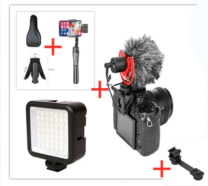 3-Axis Phone Gimbal Stabilizer for Apple iPhones in Black