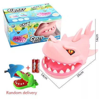 Bite Hand Animal Parent-child Interactive Toy in multicolored plastic designs