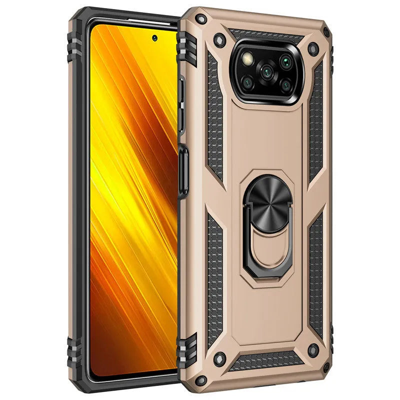 Sergeant armour protective case for Xiaomi Pocophone Poco X3 NFC mobile phone in multiple colour options