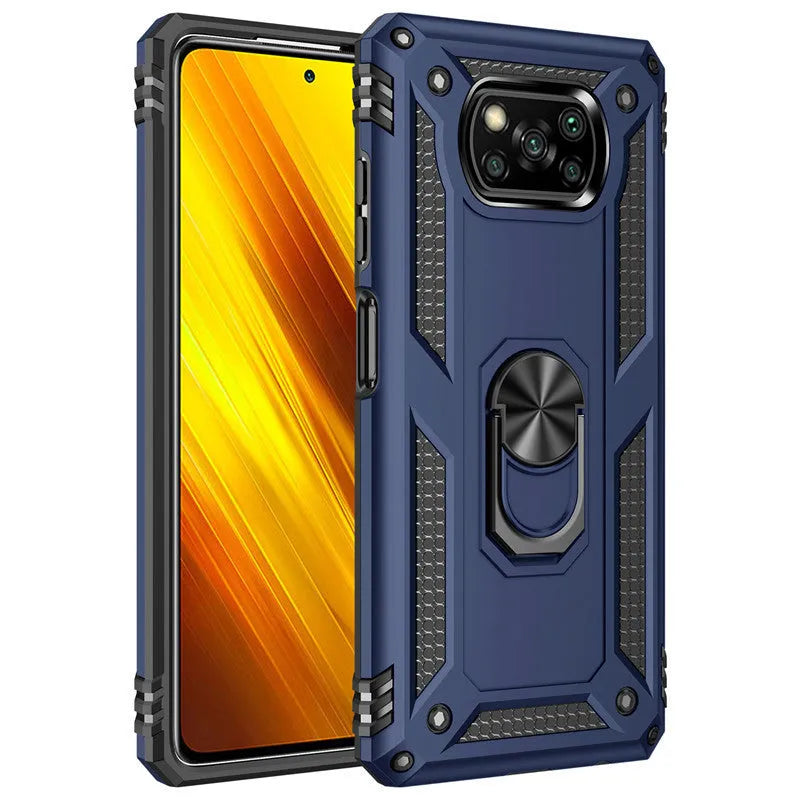 Sergeant armour protective case for Xiaomi Pocophone Poco X3 NFC mobile phone in multiple colour options