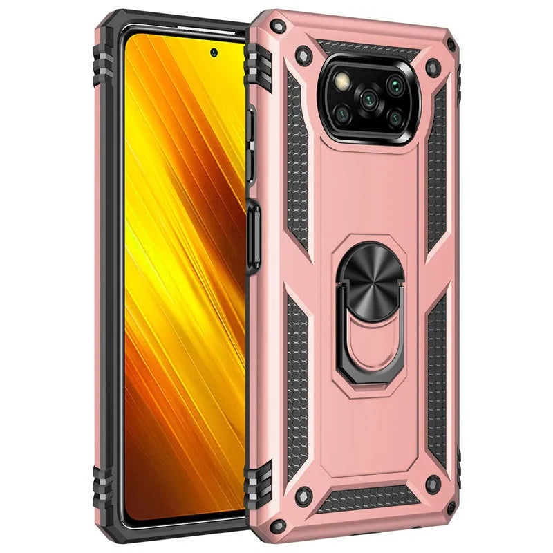 Sergeant armour protective case for Xiaomi Pocophone Poco X3 NFC mobile phone in multiple colour options