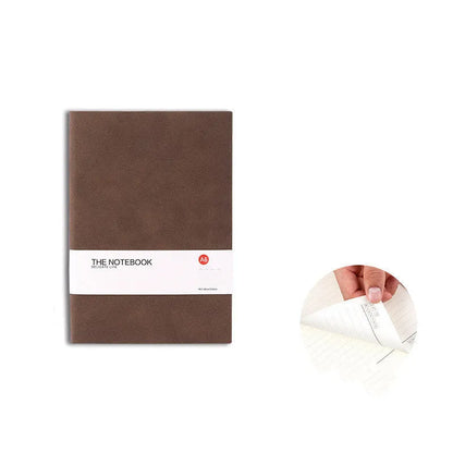 Solid colour thickened cover college notebook in green, available in A5, A6 and B5 sizes