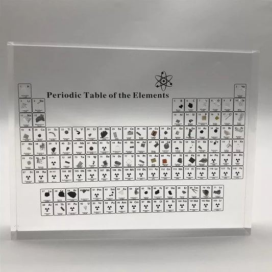 Element Table Acrylic Crystal with 83 Chemical Elements display