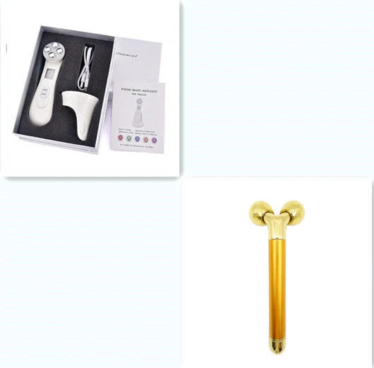 EMS radio frequency beauty instrument for skin rejuvenation, compact design with 10W power