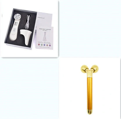 EMS radio frequency beauty instrument for skin rejuvenation, compact design with 10W power