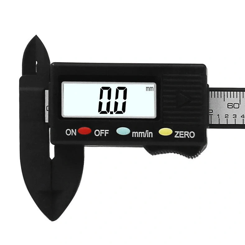 Digital vernier caliper showing 240mm length with digital display and measuring jaws