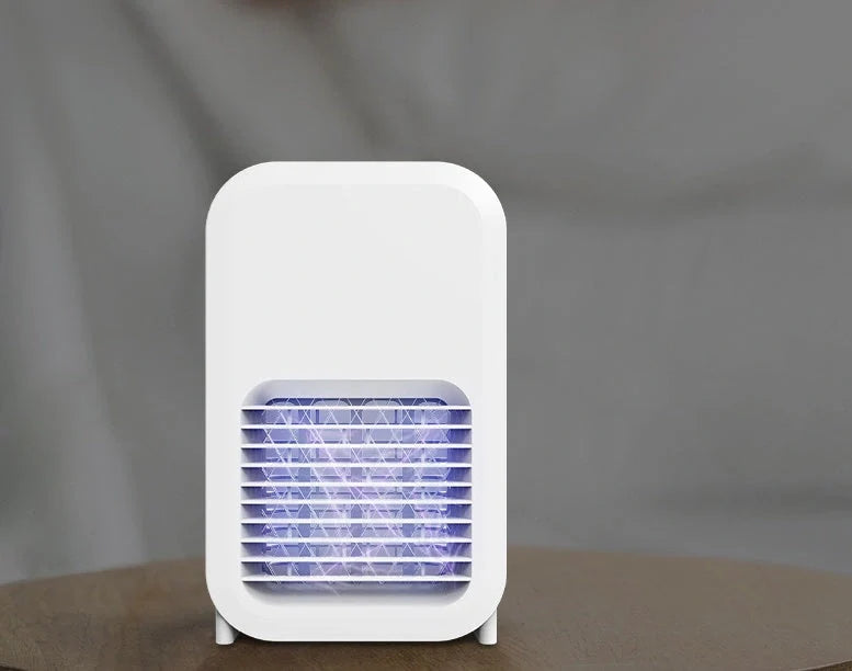 2-in-1 LED mosquito killer lamp and racket with USB charging