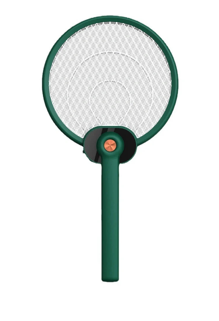 Dual-mode electric mosquito swatter with USB charging in green and blue colors