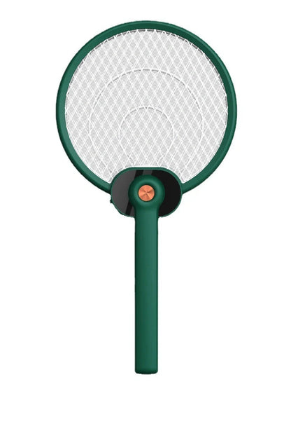 Dual-mode electric mosquito swatter with USB charging in green and blue colors