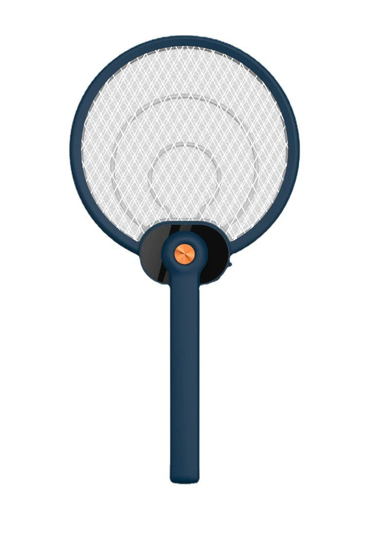 Dual-mode electric mosquito swatter with USB charging in green and blue colors