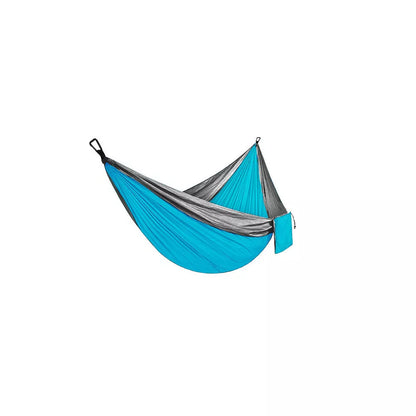 Portable Nylon Parachute Double Hammock for outdoor camping and backpacking