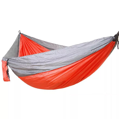 Portable Nylon Parachute Double Hammock for outdoor camping and backpacking