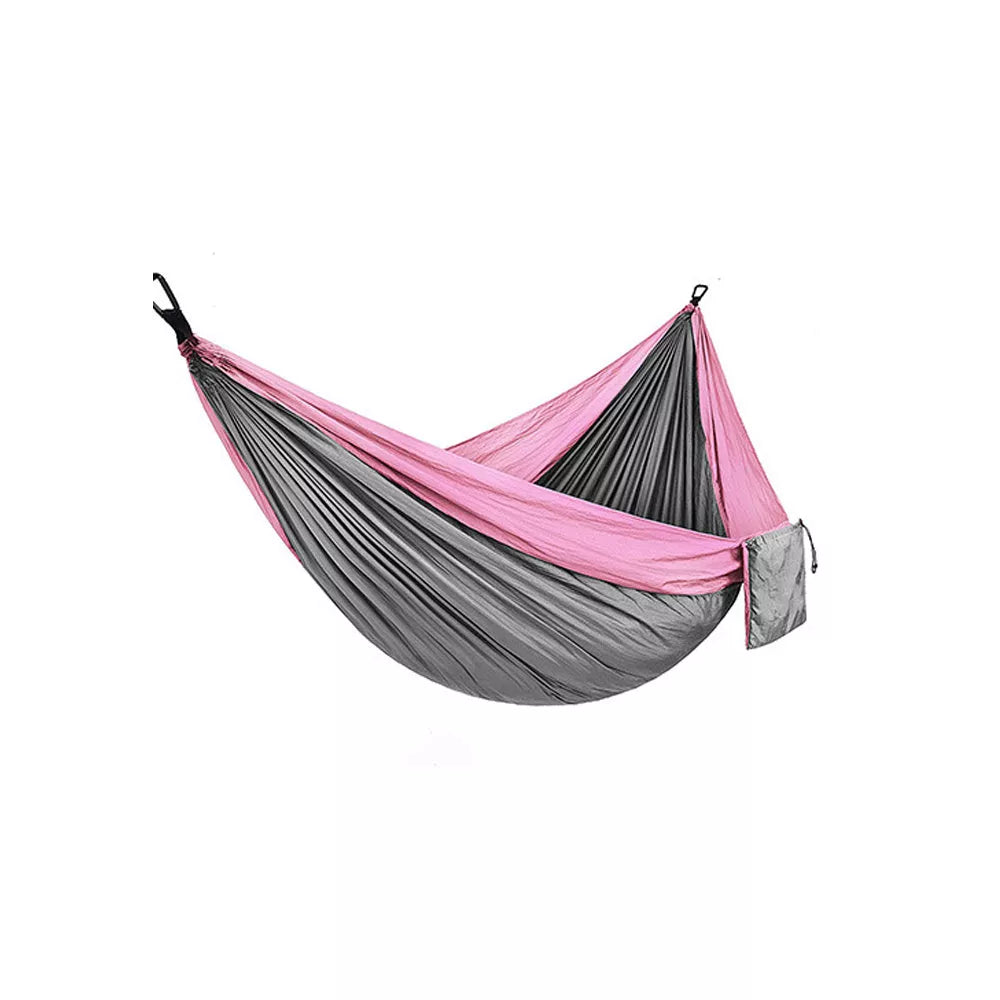 Portable Nylon Parachute Double Hammock for outdoor camping and backpacking