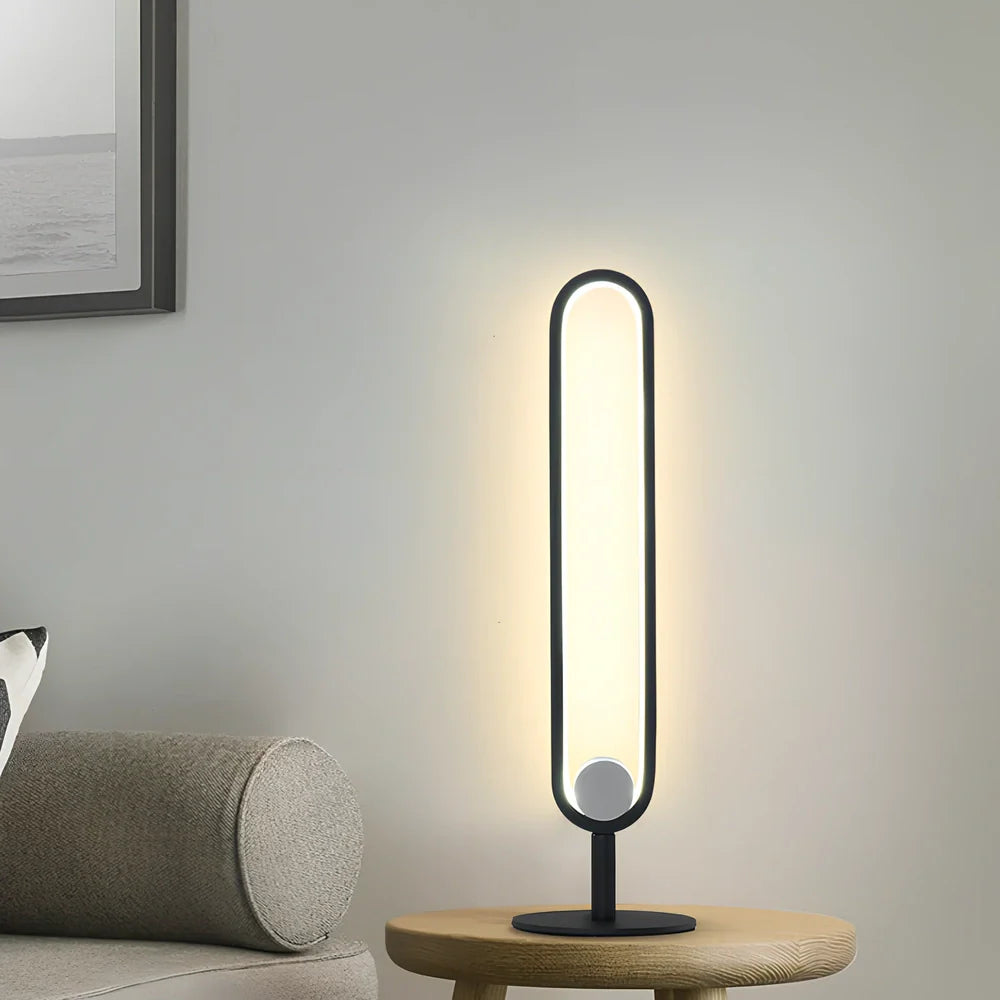 Double pole floor lamp with remote control and three colour temperature settings, 51cm height