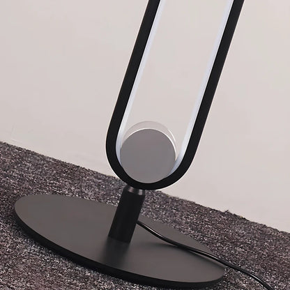 Double pole floor lamp with remote control and three colour temperature settings, 51cm height