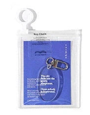 Little Happiness Acrylic Key Chain with Aesthetic INS Landscape Cloud Design