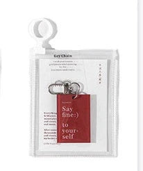 Little Happiness Acrylic Key Chain with Aesthetic INS Landscape Cloud Design