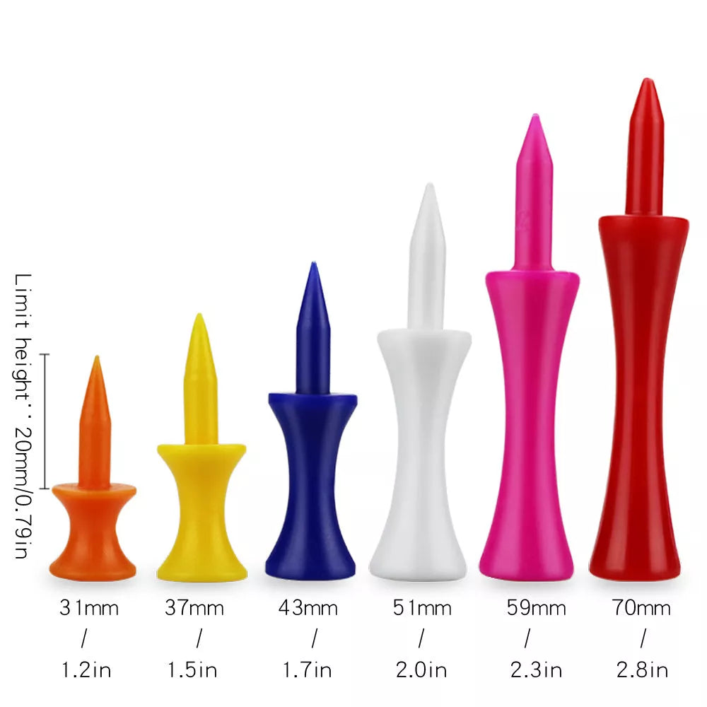 Golf Plastic Nail Wheel-Shaped Ladder Limit Plastic Bracket for advertising displays