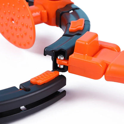 Adjustable Smart Hoop with intelligent sensor technology for effortless waist toning and fat burning