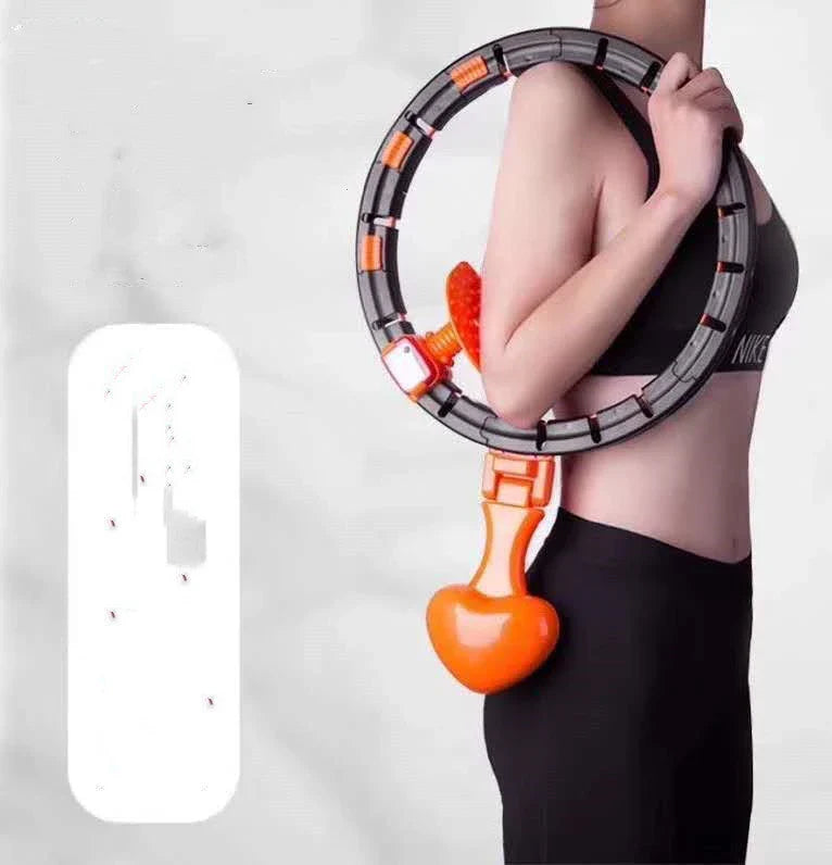 Adjustable Smart Hoop with intelligent sensor technology for effortless waist toning and fat burning
