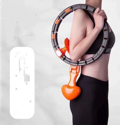 Adjustable Smart Hoop with intelligent sensor technology for effortless waist toning and fat burning