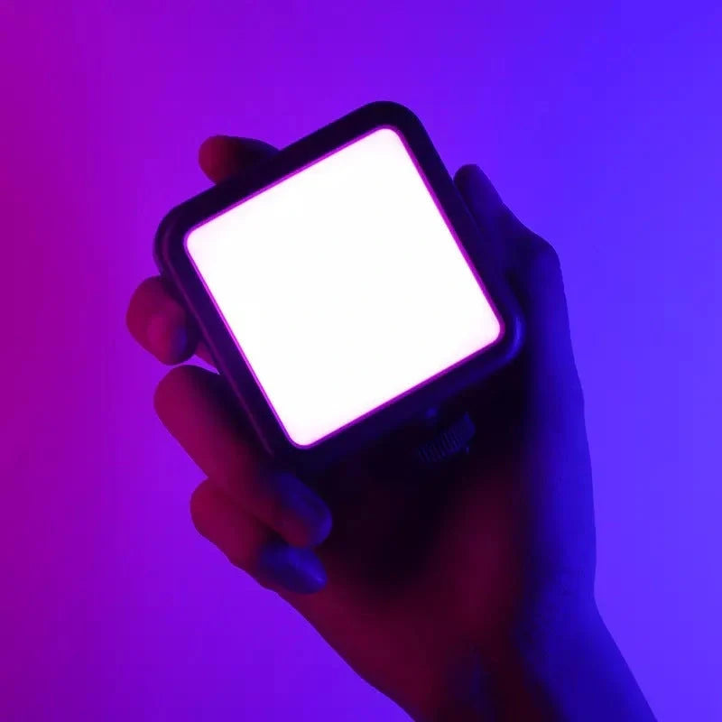 Ulanzi VL49 Mini RGB Fill Light with adjustable brightness and color temperature