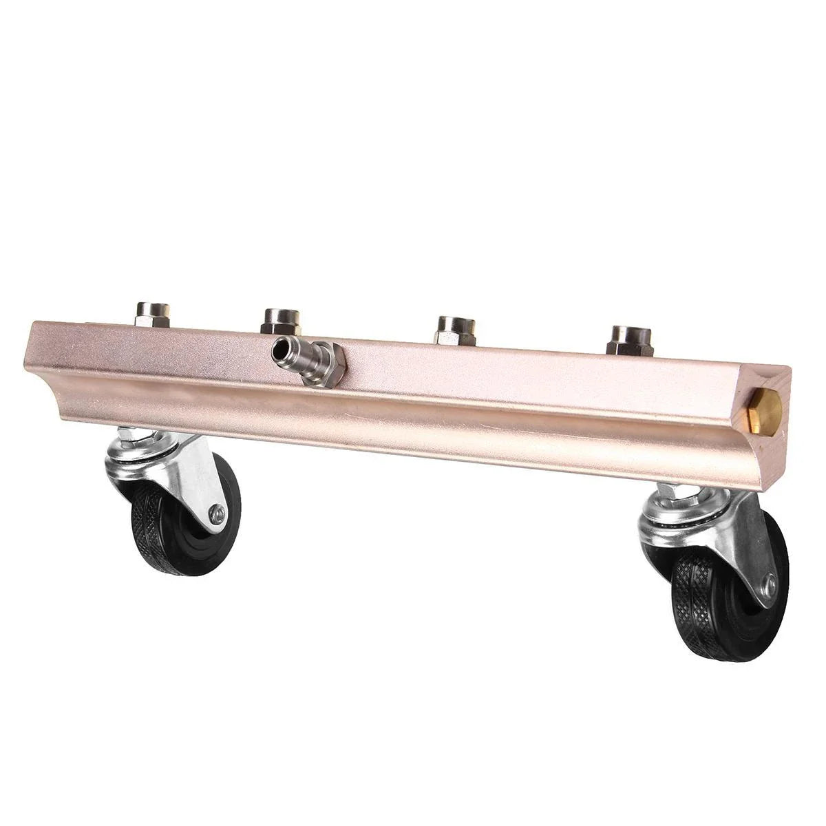 Powerful car undercarriage cleaning brush with extension rods for thorough and convenient car detailing