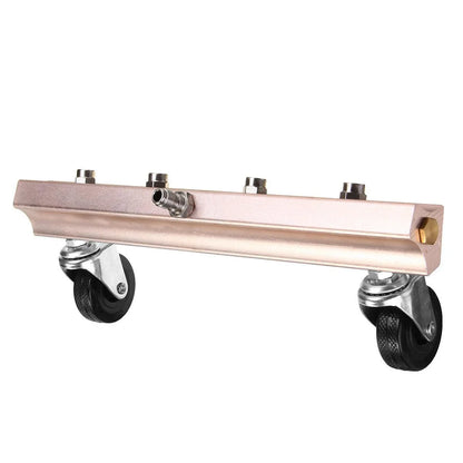 Powerful car undercarriage cleaning brush with extension rods for thorough and convenient car detailing