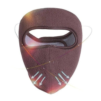 Breathable autumn and winter face masks made of premium microfiber for warmth and style