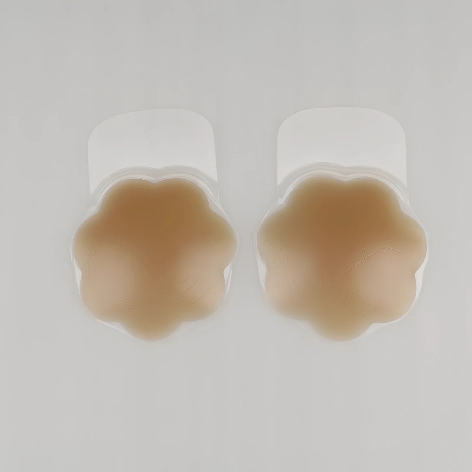 Silicone nipple cover pasties with eight flower shape and lace detailing measuring 8-10cm in diameter