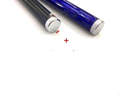 Black red laser pointer pen for presentations showing length of 13.5cm