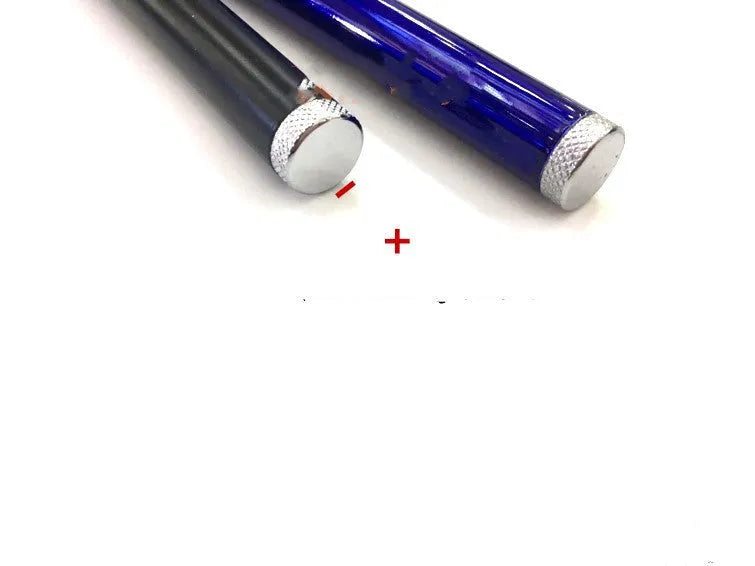 Red laser light indicator pen conference speech pointer pen with 13.5cm length, 1.1cm diameter and 100-200 metre range for presentations and lectures using two AAA batteries in black