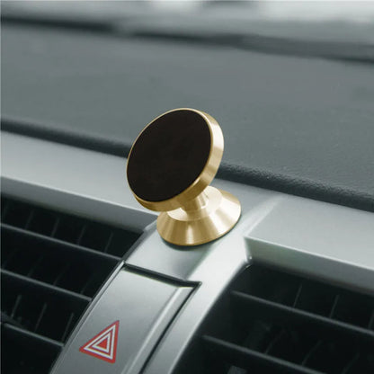 Universal magnetic car phone holder in black silver or gold for Apple Samsung Huawei Xiaomi smartphones