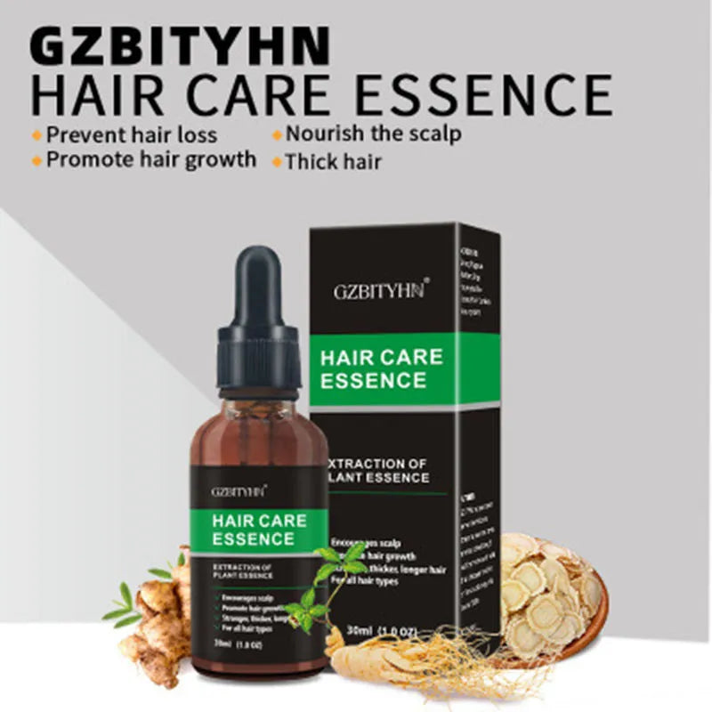 30ml hair growth oil bottle for scalp nourishment, hair strengthening, and hair loss prevention