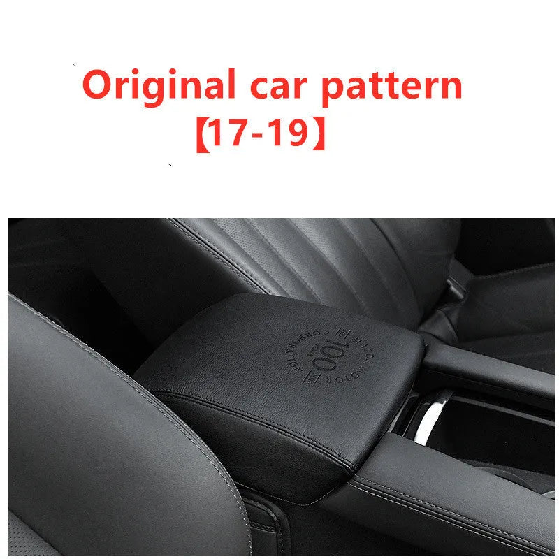 Armrest case cover for Mazda CX-4 CX-5 Oncela in carbon fibre, leather or flannelette, about 500g