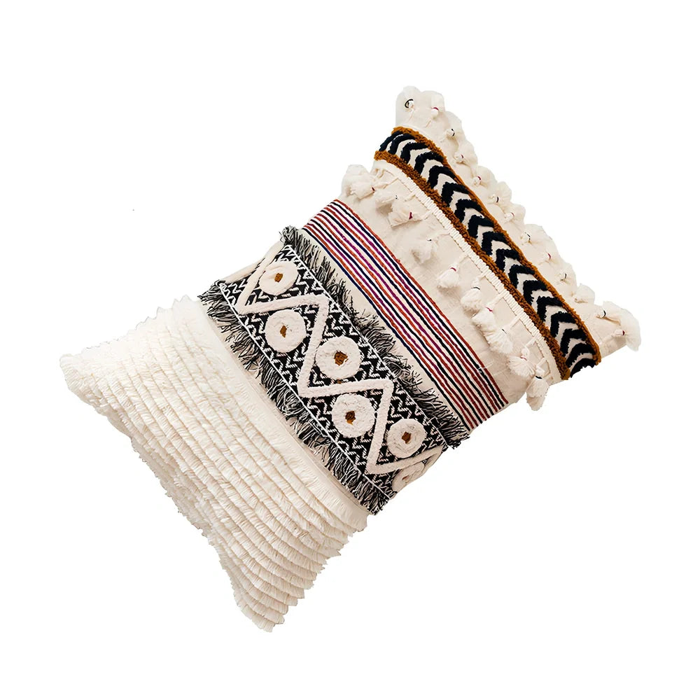 Yuyu cotton throw pillow cushion in multiple sizes from 30x50cm to 50x50cm with cotton cover