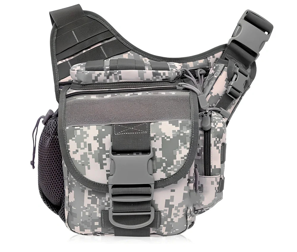 Outdoor saddle bag photography bag with 20L capacity and waterproof nylon fabric for SLR camera protection