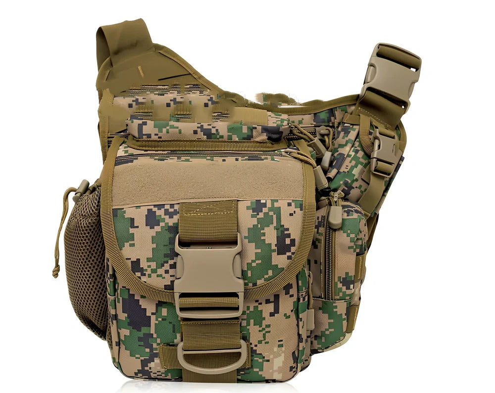 Outdoor saddle bag photography bag with 20L capacity and waterproof nylon fabric for SLR camera protection