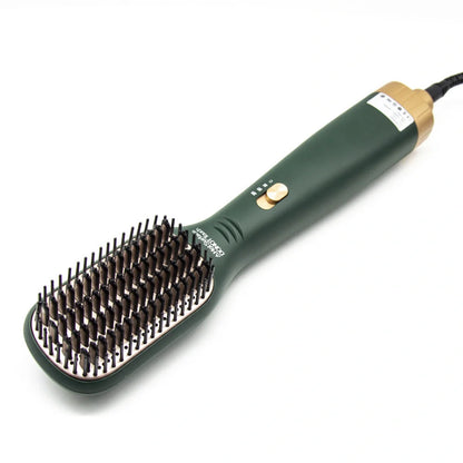 Hot Air Comb with negative ion technology for straight and curly hair styling
