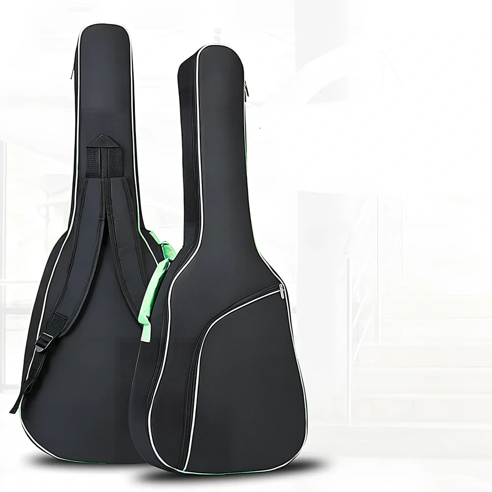 Universal A3 acoustic guitar bag with orange waterproof Oxford cloth and double shoulder straps