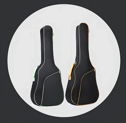 Universal A3 acoustic guitar bag with orange waterproof Oxford cloth and double shoulder straps