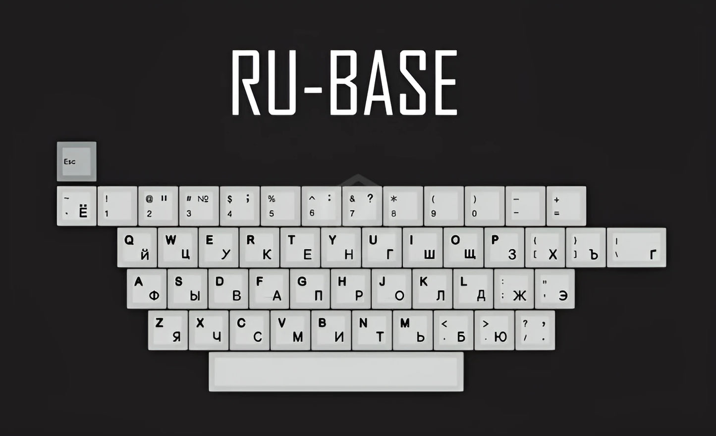 Japanese Root font PBT keycap set for mechanical keyboards in Cherry profile