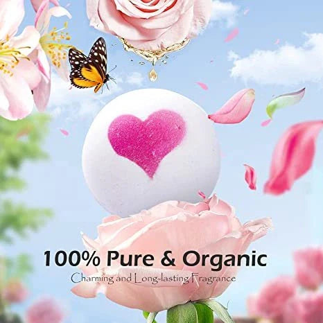 14-piece fragrant bath bombs gift box with shea butter and essential minerals for a spa-like bath experience