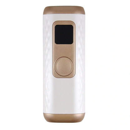 White IPL hair removal device with ice cooling function and laser technology for home use