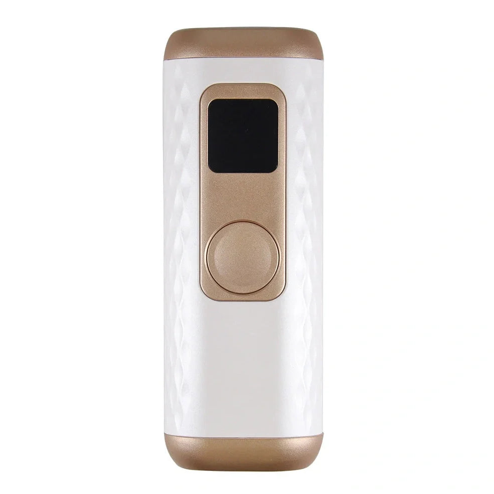 White IPL hair removal device with ice cooling function and laser technology for home use